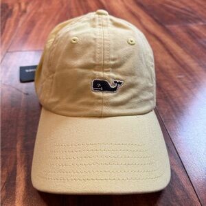 Vineyard Vines hat, yellow, one size